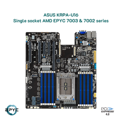  Mainboard server ASUS KRPA-U16 single socket AMD EPYC 7002 và 7003 