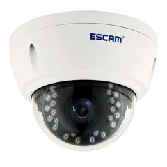  Camera IP mái vòm ESCAM Dome QD420 4.0MP – Chống nước, Phát hiện chuyển động, Tầm nhìn ban đêm 