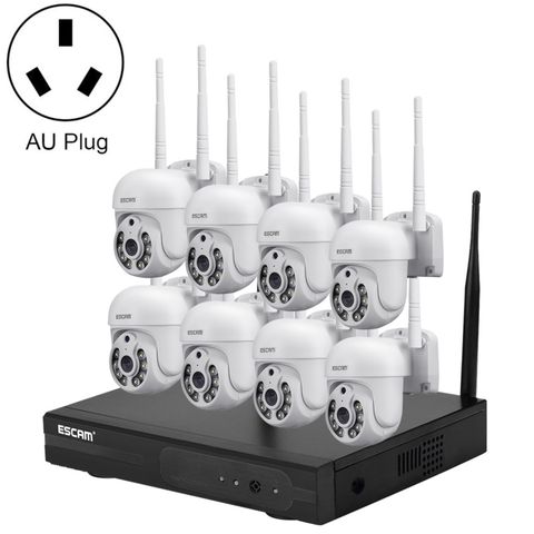 ESCAM WNK718 – Hệ thống bảo mật NVR HD 3MP không dây 8 kênh + 8IPC