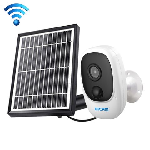 Camera IP PIR chống nước ESCAM G08 – HD 1080P, Pin năng lượng mặt trời, Âm thanh hai chiều