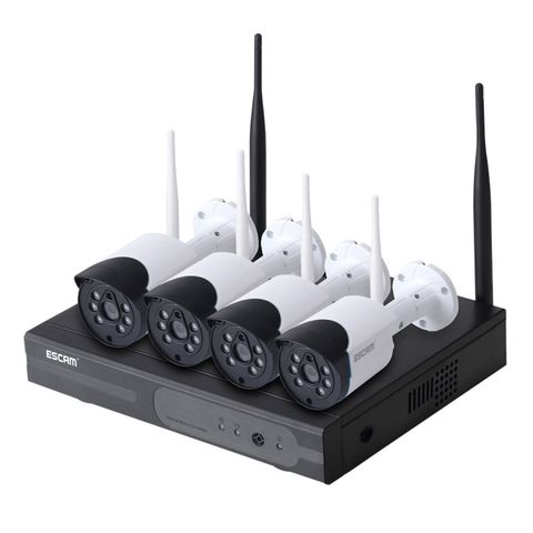 ESCAM WNK404 – Bộ dụng cụ NVR 4 kênh WiFi Bullet IP 1080P