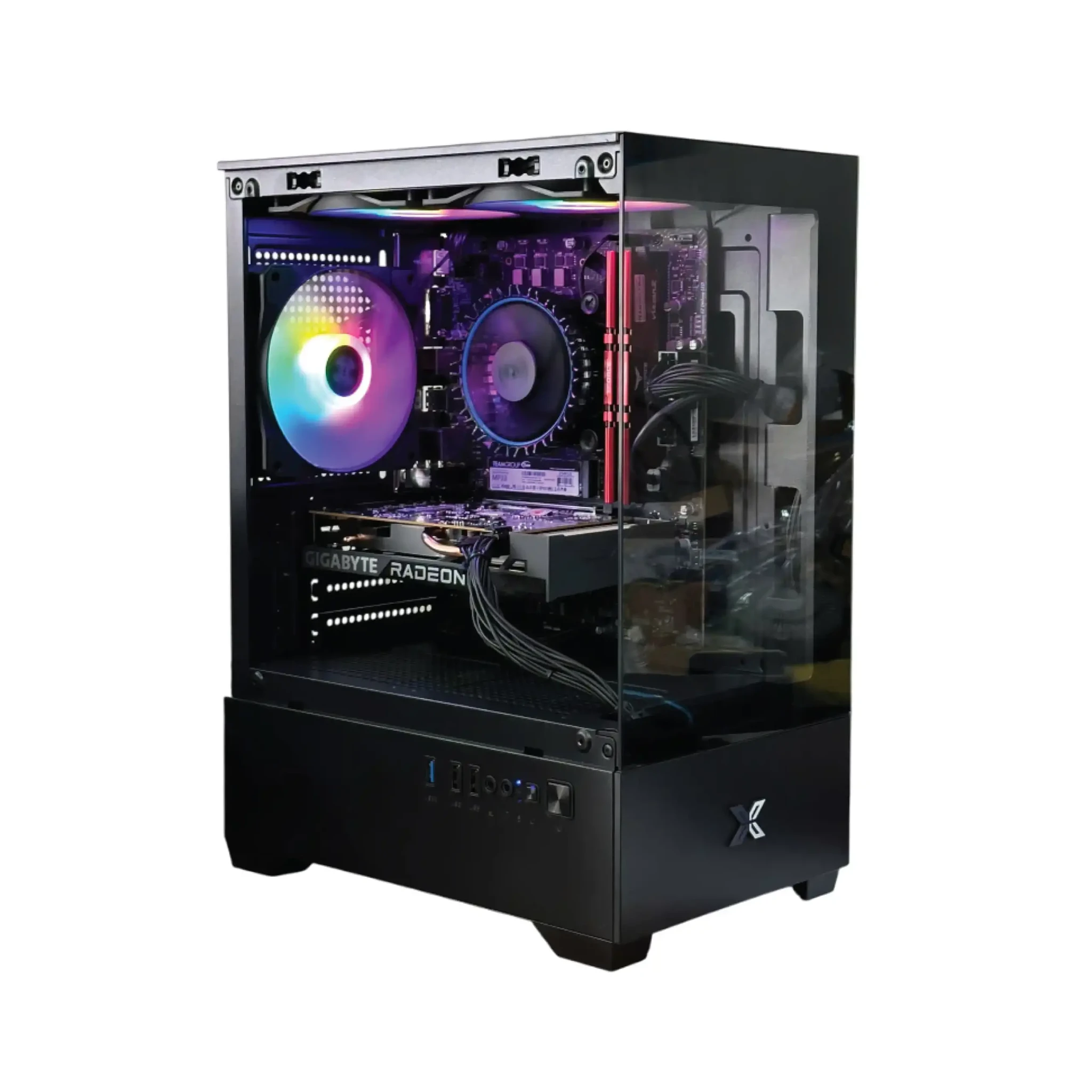 PC Gaming Đại Việt Falcol Red F11 (i3-12100F/ RX 6500 XT/ RAM 8GB/ SSD 256GB NVMe)