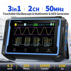  Máy đo hiện sóng FNIRSI® 2C53P Tablet Touchable Oscilloscope + 
