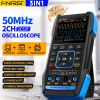 Máy đo hiện sóng FNIRSI® 2C53T Handheld Oscilloscope + Digital