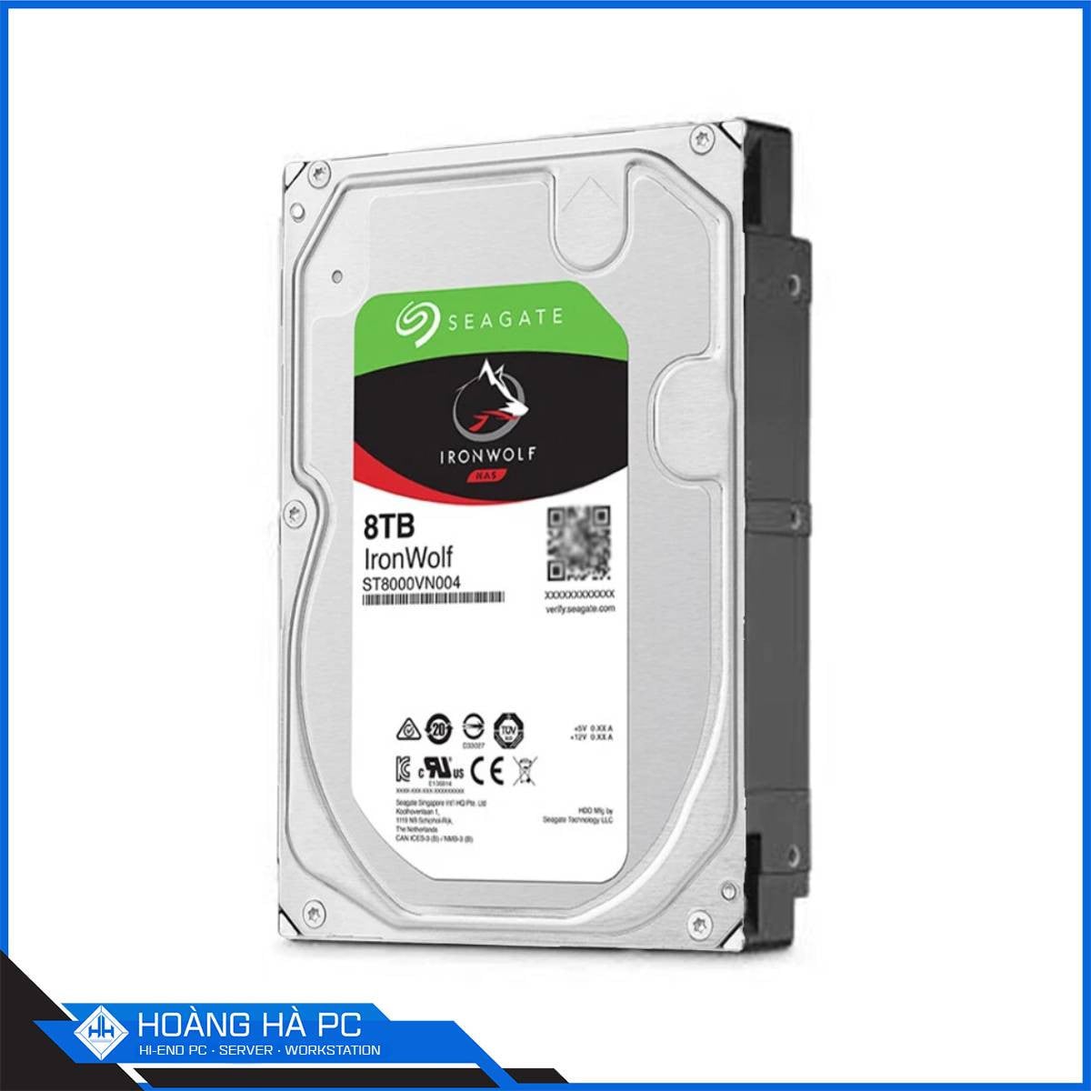 Ảnh minh họa Ổ Cứng HDD Seagate Ironwolf 8TB (3.5 inch, Sata3 6Gb/s, 256MB Cache, 7200rpm) 2