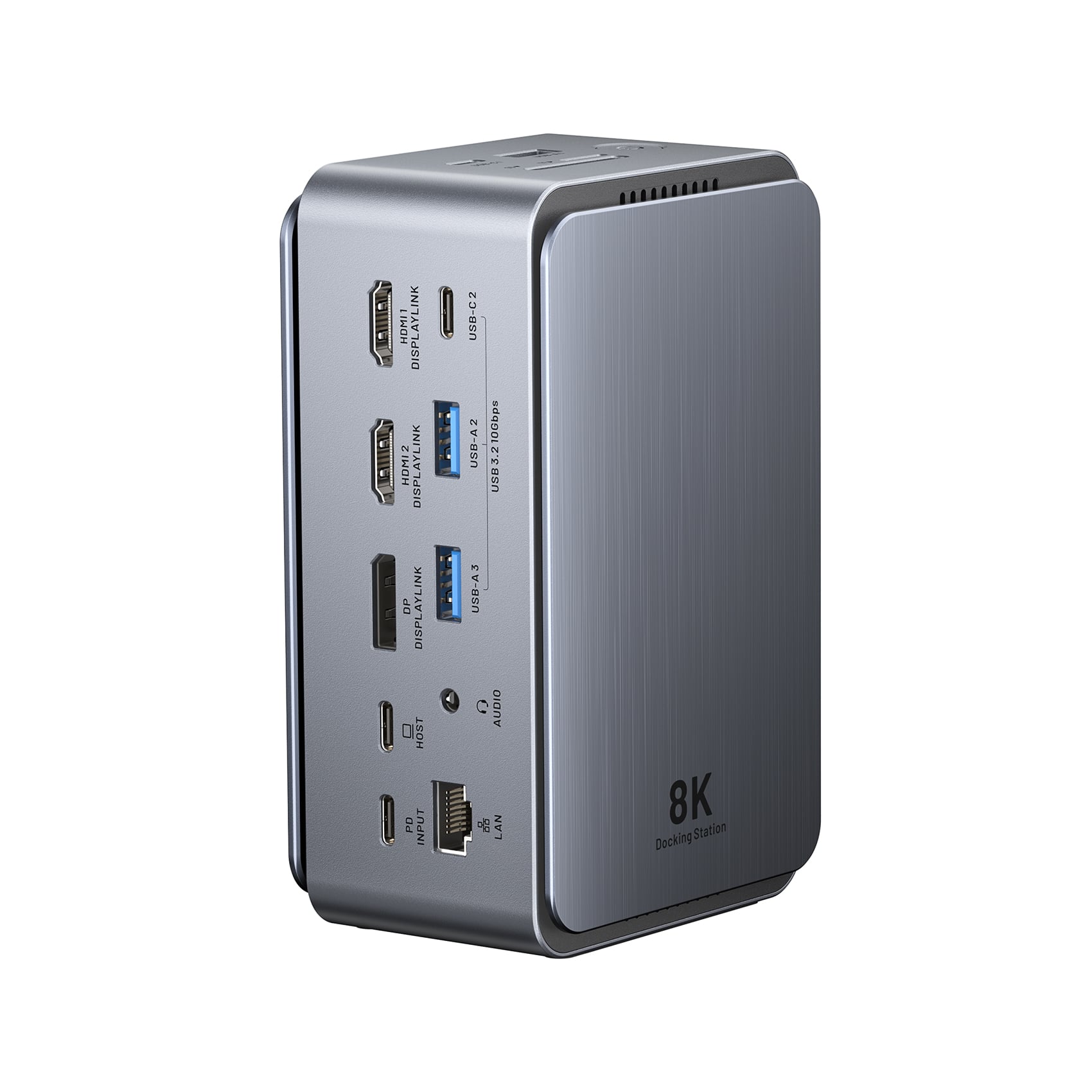 HUB Mở Rộng Kết Nối Đa Năng 13-in-1 VENTION TFX 8K (Thunderbolt 3/4, 8K@30Hz) – GRAY
