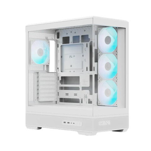 Vỏ case Gaming Mid-Tower Aerocool P500B Digi v1 với màn hình LED kỹ