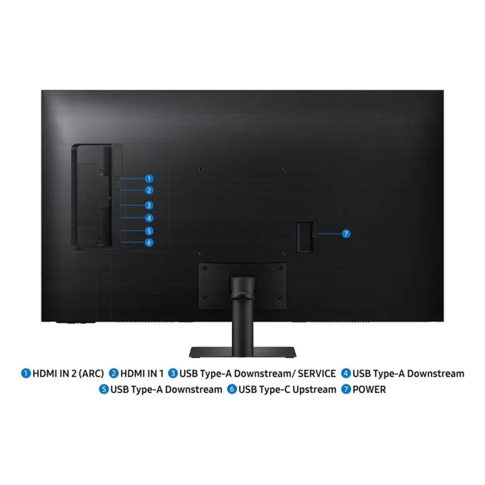 Ảnh minh họa Màn hình thông minh AI Samsung M7 43" 4K UHD VA 60Hz 4ms USB-C - Đen - LS43FM702UMXUE 2
