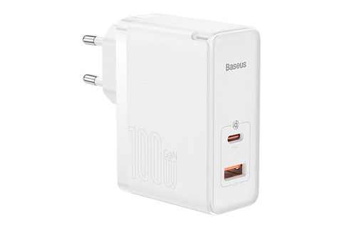 Bộ sạc nhanh 2 cổng USB Type-C QC3.0 PD 100W Baseus