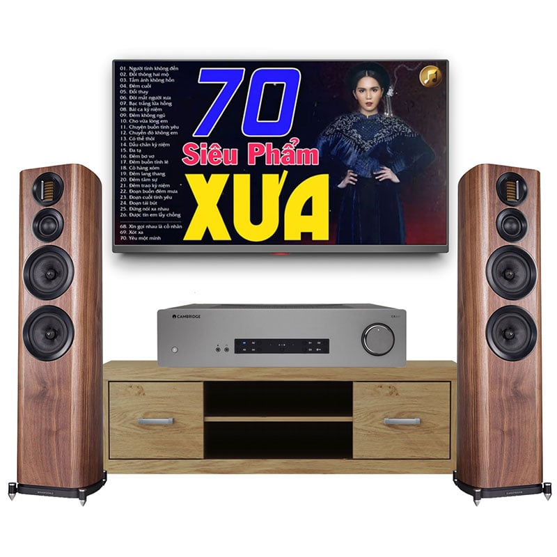 Dàn nghe nhạc Wharfedale, Cambridge NN22 (Wharfedale Evo 4.4 + Cambridge CXA61 )