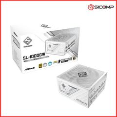  Nguồn Asrock Sl-1000gw 80 Plus Gold Fully Modular White 