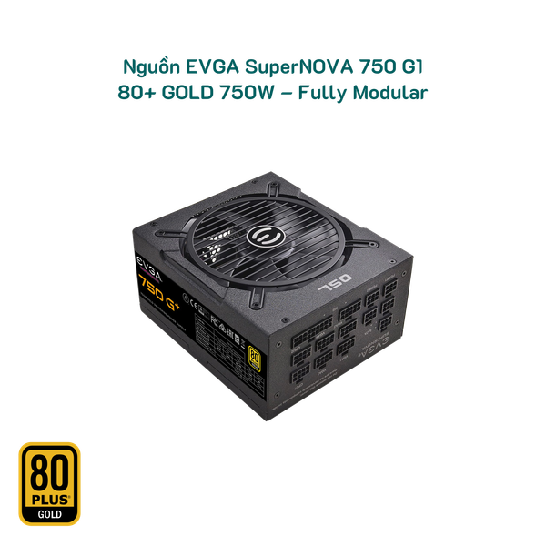 Nguồn EVGA SuperNOVA 750 G1 – 80+ GOLD 750W – Full Modular Tray