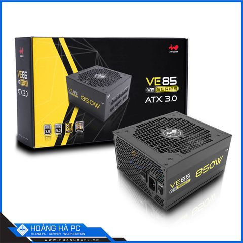 Nguồn Inwin VE85 850W 80 Plus Gold | ATX 3.0 | PCIe 5.0