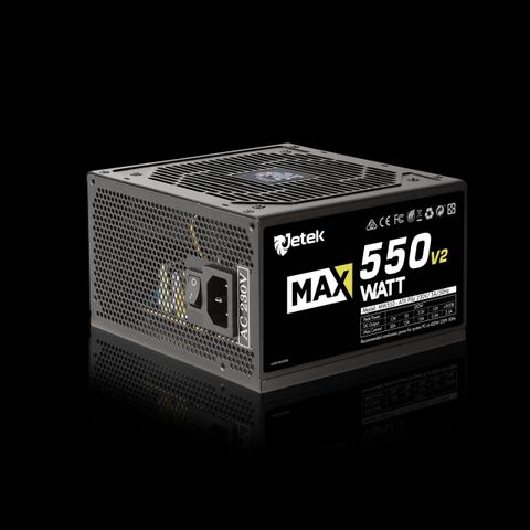 Nguồn máy tính Jetek 550W Max Watt V2 Công suất thực & Sửa nguồn PC