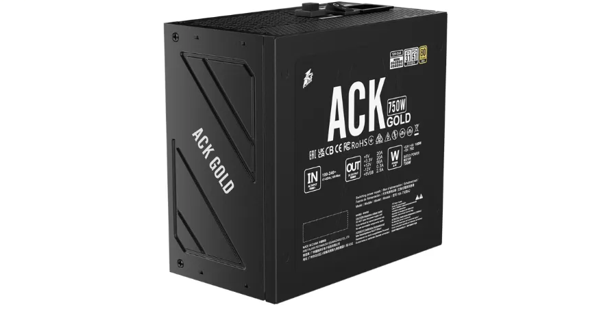 NGUỒN MÁY TÍNH 1STPLAYER ACK-GLD-750 750W ĐEN (80 PLUS GOLD)