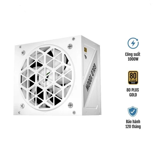 NGUỒN MÁY TÍNH 1STPLAYER NGDP-GLD-1000 1000W TRẮNG (80 PLUS GOLD)