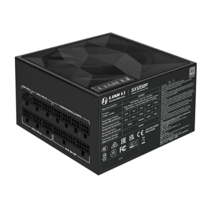 Nguồn máy tính Lian Li SX Platinum 1000W Black SX1000PB.EU