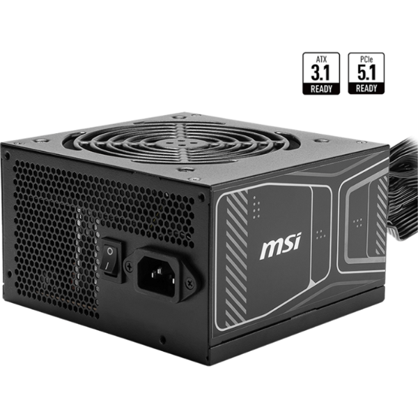 Nguồn máy tính MSI MAG A850GN PCIE5 - 80 Plus Gold - Non Modular (850W)