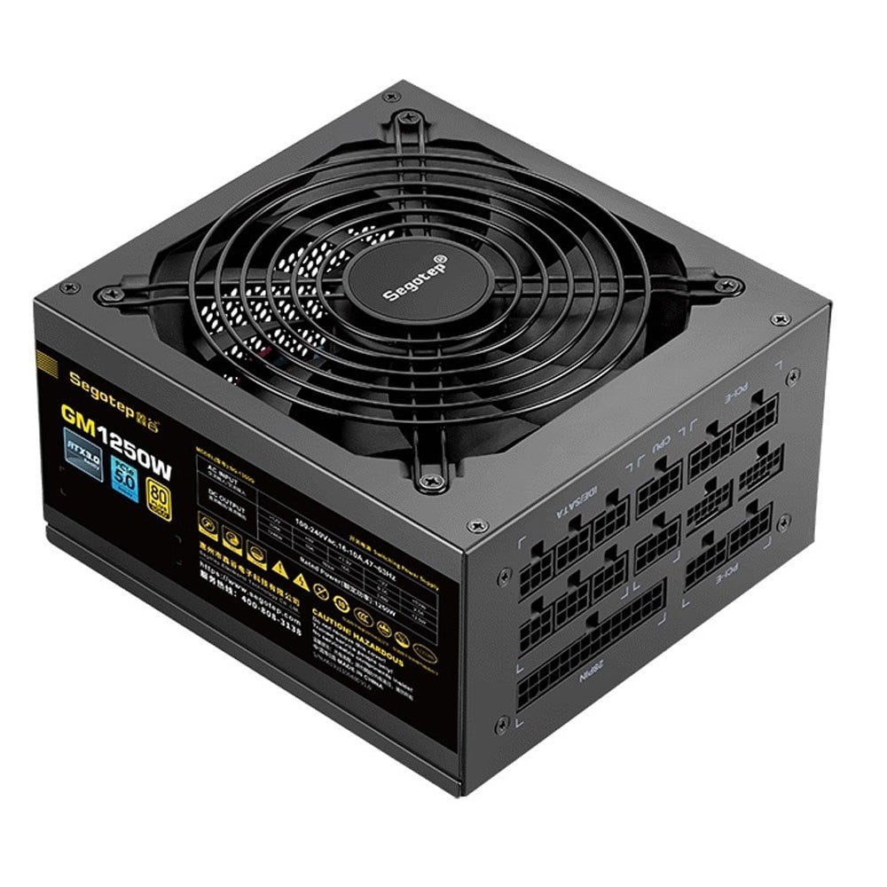 Nguồn Máy Tính SEGOTEP GM 1250W 1250W 80 Plus Gold | Full Modular, ATX