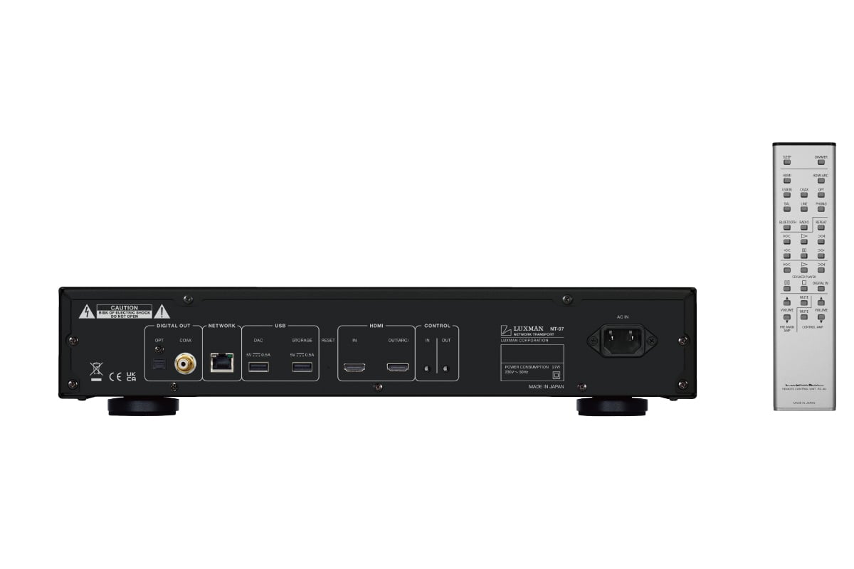 Ảnh minh họa Nguồn Phát Nhạc Số LUXMAN NT-07 Black Edition CENTENNIAL 1
