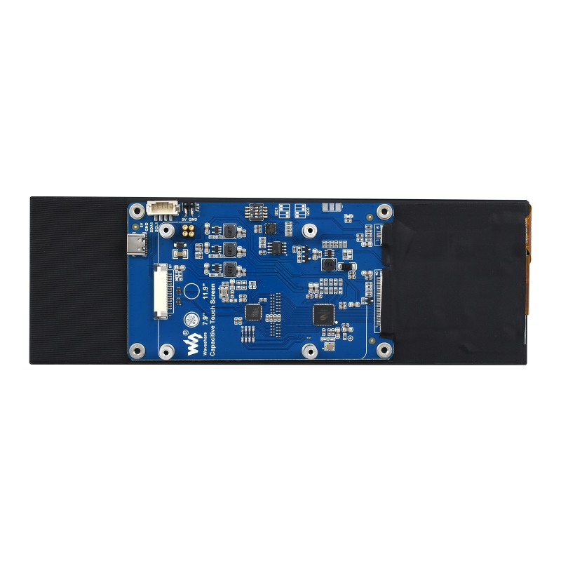 Ảnh minh họa Màn hình cảm ứng điện dung 7.9inch Raspberry Pi, 400×1280, IPS, DSI Interface 3