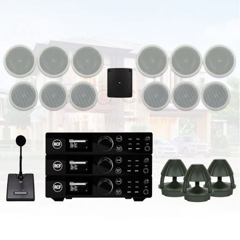 Hệ thống âm thanh thông báo, nhạc nền RCF 01 (RCF PL 8X)