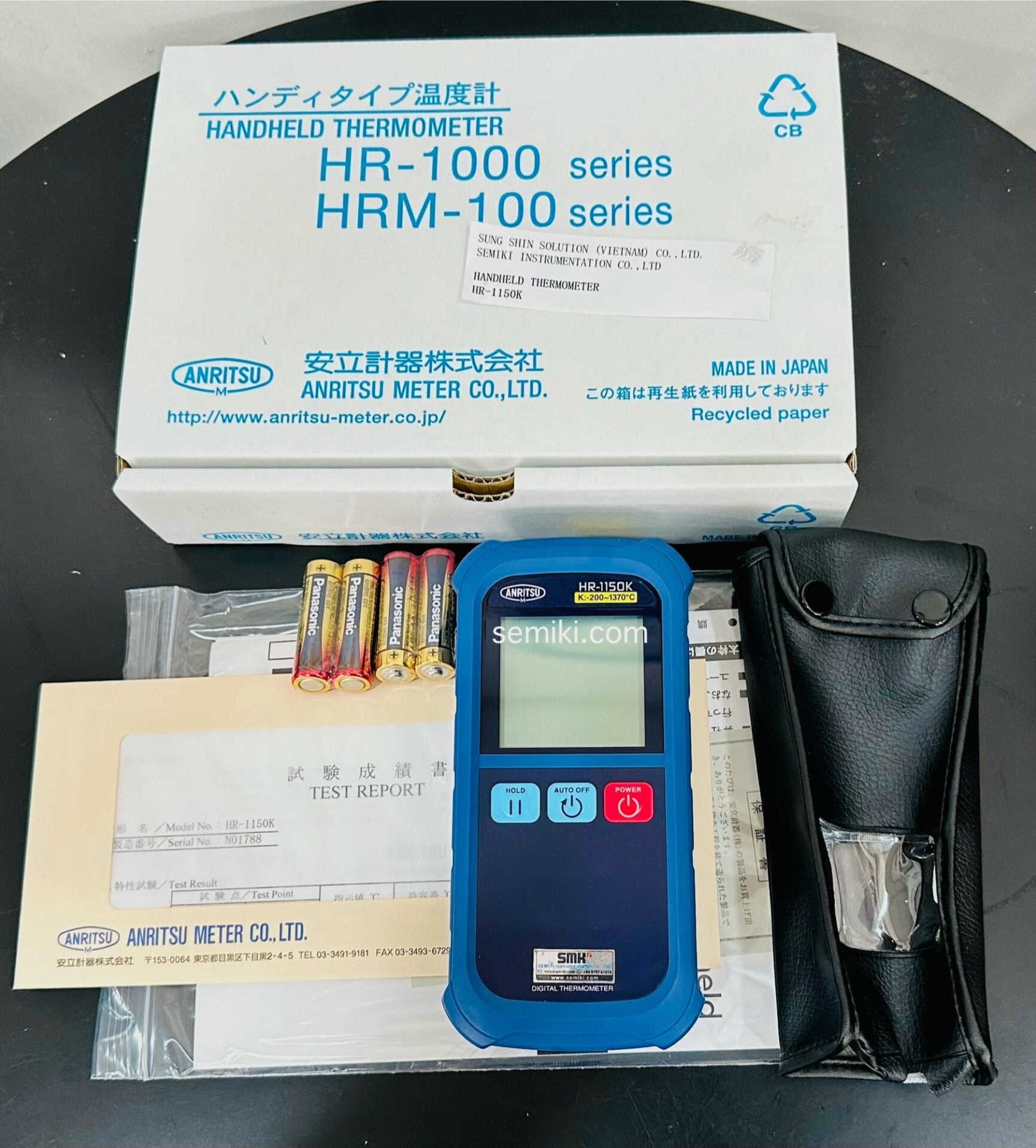 Nhiệt kế điện tử Anritsu HR-1150K kèm đầu dò rời
