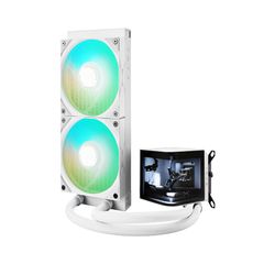  Tản nhiệt nước TRYX PANORAMA 240 ARGB White (Màn 2k 6.5&quot) 