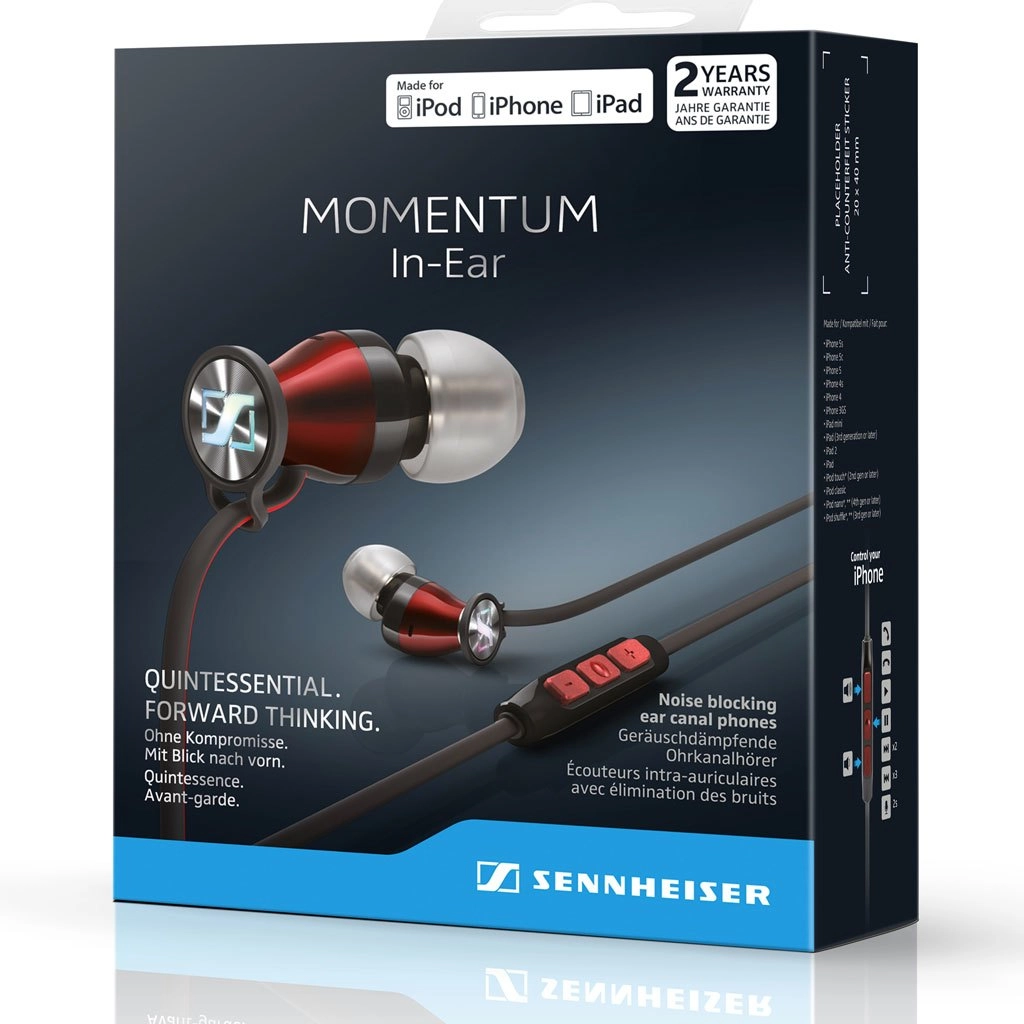 Tai nghe Sennheiser Momentum In-Ear M2IEi: Tuyệt phẩm Âm thanh cho iPhone &amp; iPad