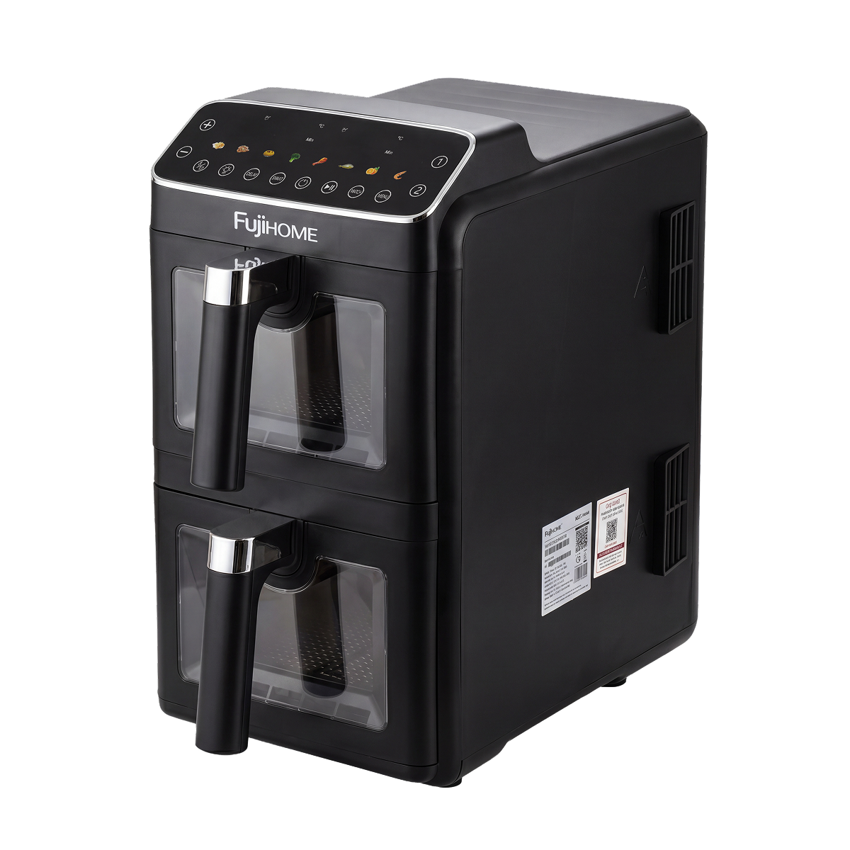 Ảnh minh họa Nồi chiên không dầu Fujihome A10DG-DUAL 2