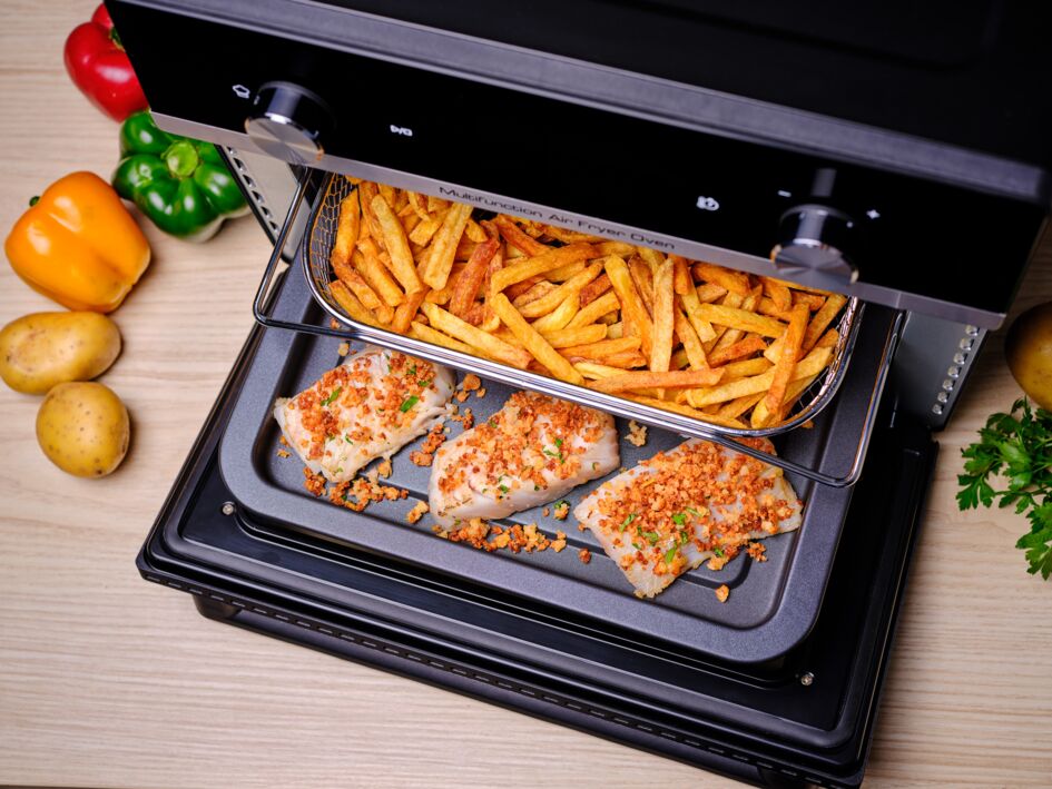 Ảnh minh họa Nồi chiên không dầu kết hợp lò nướng Tefal FW6058KR - 20L 3