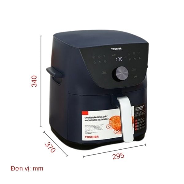 Ảnh minh họa Nồi chiên không dầu Toshiba AF-74CS2SRVN(B) 7.4 lít 1