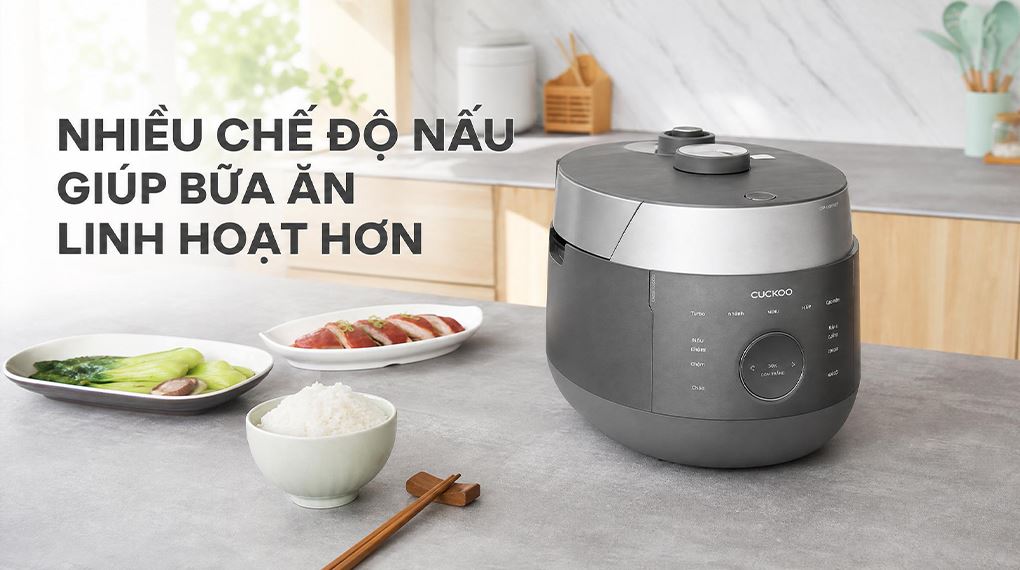 Ảnh minh họa Nồi cơm áp suất cao tần Cuckoo 1.8 lít CRP-LHBR1000F 2