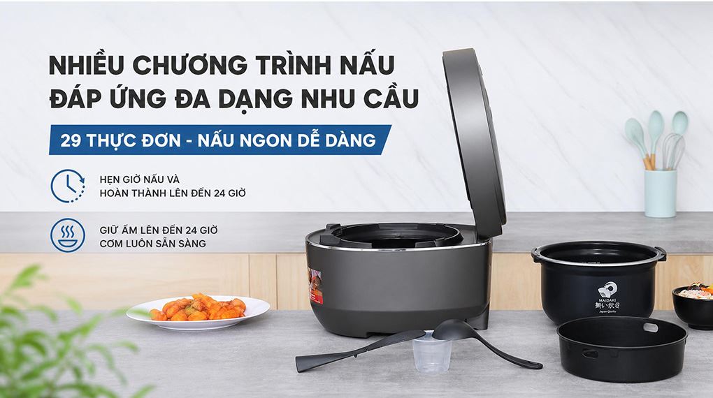 Ảnh minh họa Nồi cơm áp suất cao tần Sharp 1.8 lít KS-XW181V-S 3