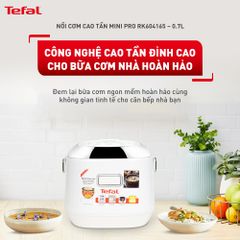 Nồi cơm cao tần Tefal mini RK604165 - 0.7L 