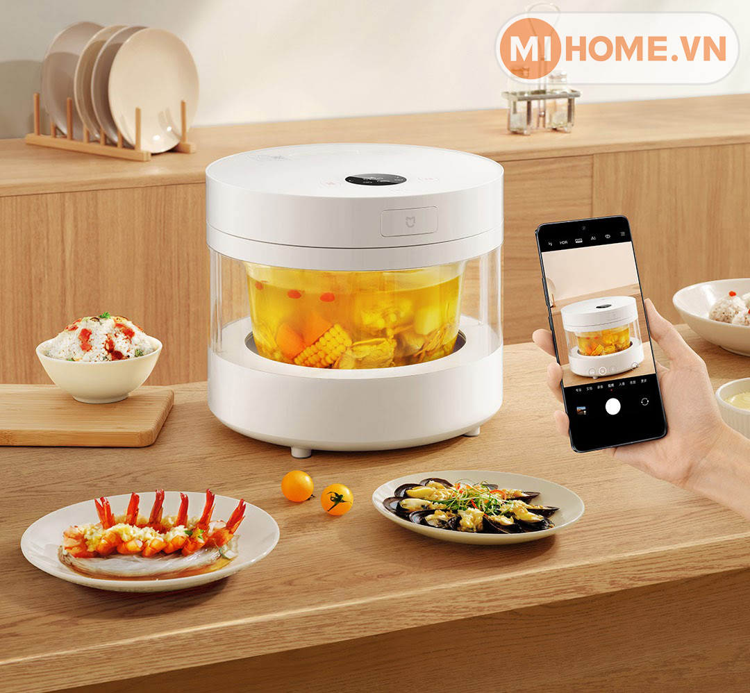 Ảnh minh họa Nồi cơm điện trong suốt Xiaomi Mijia MFB04M 4L 3