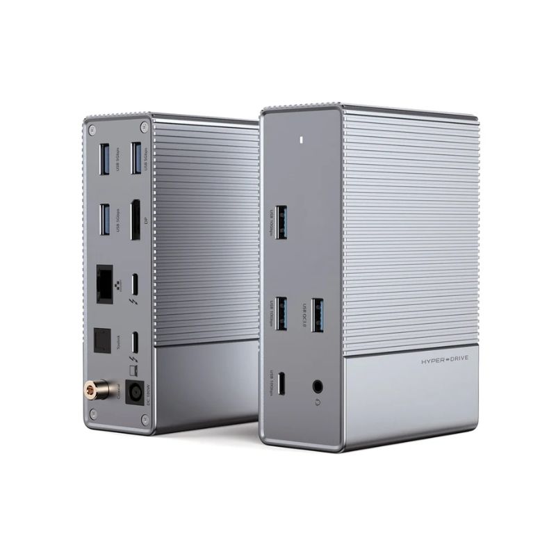 Ảnh minh họa Trạm Kết Nối Docking HyperDrive GEN2 14 Port Thunderbolt 3 Station – HD-G2TB314 1