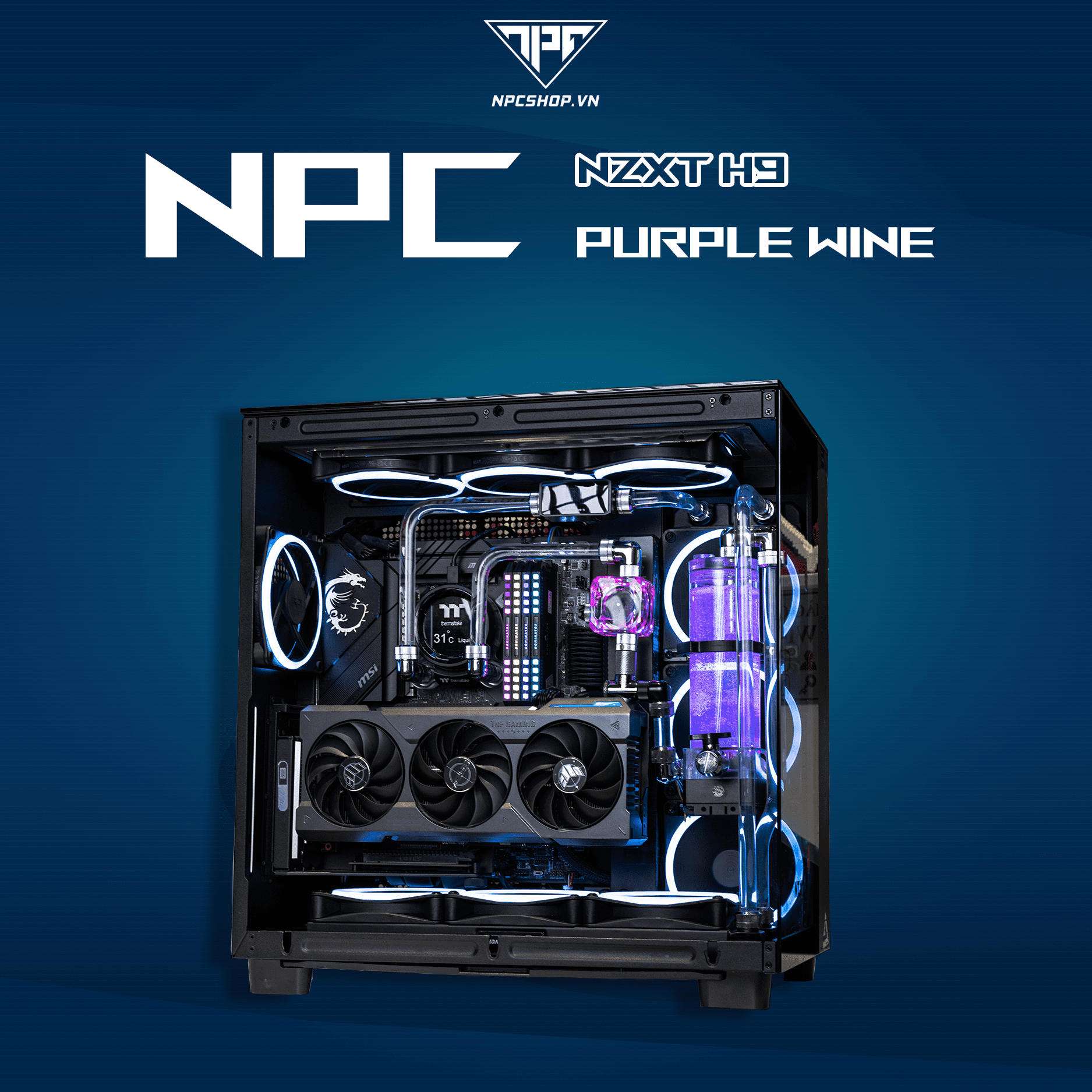 NPC MODDING CASE NZXT H9 FLOW - 19