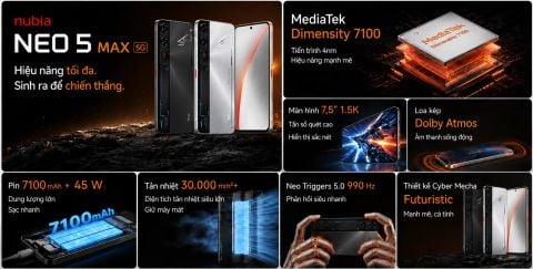 Nubia Neo 5 Max 5G 8GB 256GB