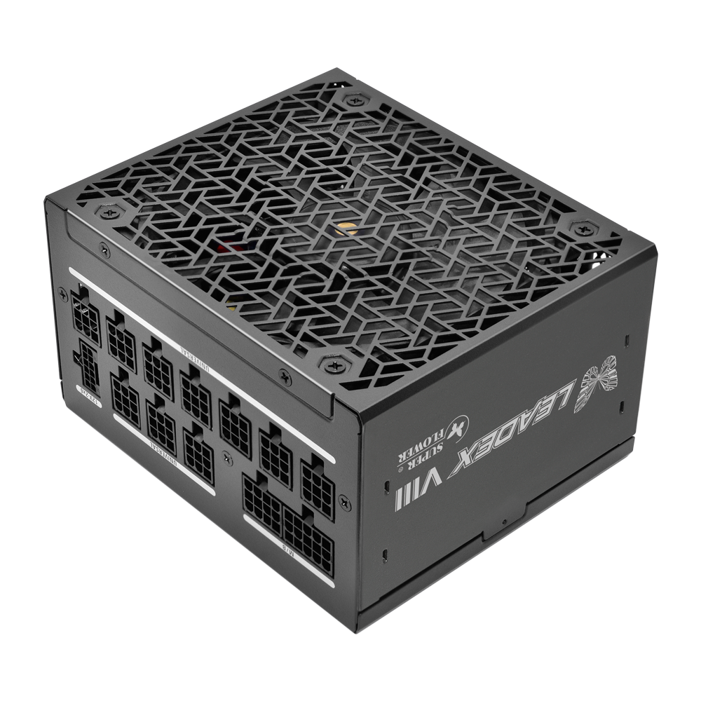 Nguồn máy tính Super Flower LEADEX VIII Platinum PRO 1200W SF-1200F14SP(T) | 80 Plus Platinum, Full Modular, ATX 3.1, Đen