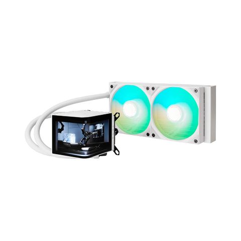 Tản nhiệt nước AIO TRYX PANORAMA 240 ARGB L-shaped AMOLED White