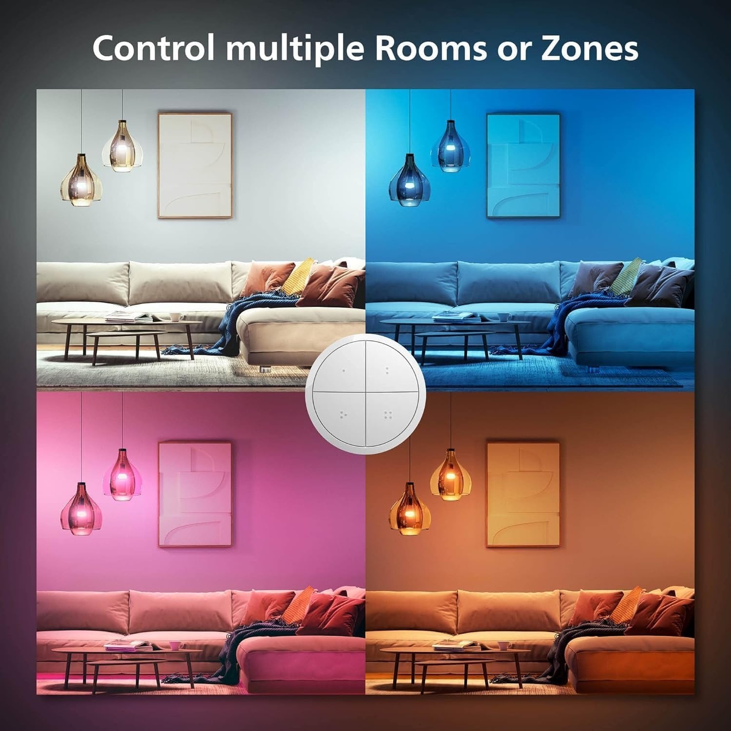 Ảnh minh họa Nút điều khiển không dây Philips Hue Tap Dial Switch 1