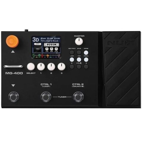 Phơ Guitar Nux MG-400, 10 khối tín hiệu độc lập, độ phân giải IR 512