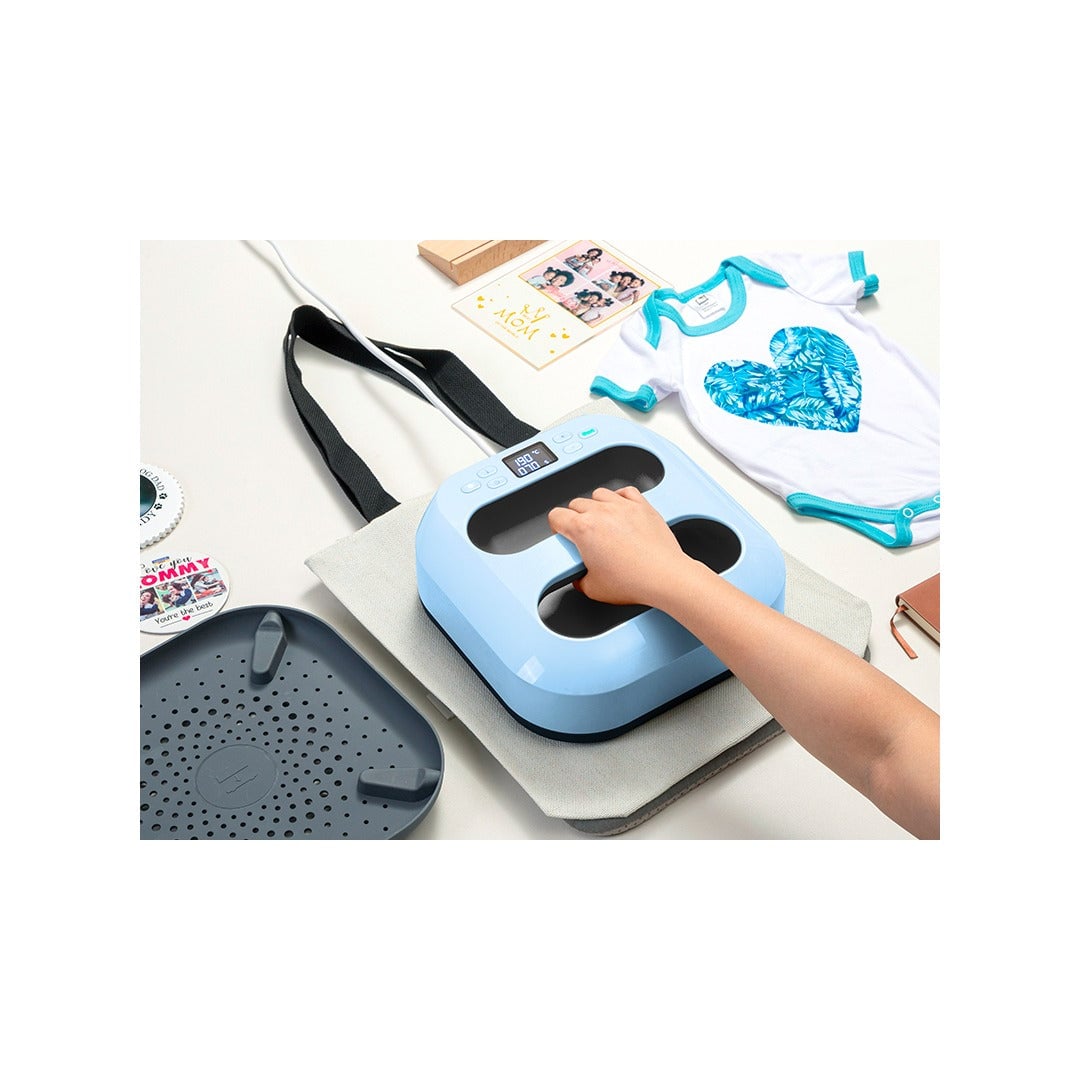 Ảnh minh họa Máy ép nhiệt di động Craft Express Eco – 22.5 x 22.5cm / Phù hợp cho vải, vinyl hoặc vật liệu tương thích khác 2