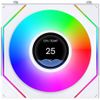 Bộ 3 fan case Lian Li Uni Fan SL-INF FLEX LCD 120 - WHITE