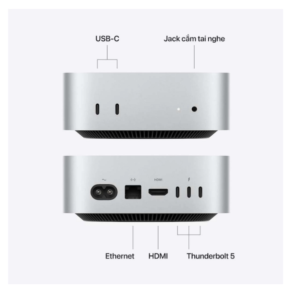 Ảnh minh họa Máy bộ Apple Mac mini M5 Pro MHQN4SA/A (M5 Pro/ Ram 24GB/ SSD 512GB/ macOS/ 1Y) 3