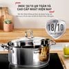 Bộ 5 nồi Inox cao cấp Tefal Duetto Plus, quánh 16cm/nồi 18cm/nồi
