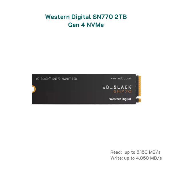 Ổ cứng 2Tb Western Digital SN770 NVMe PCIe 4.0 x4