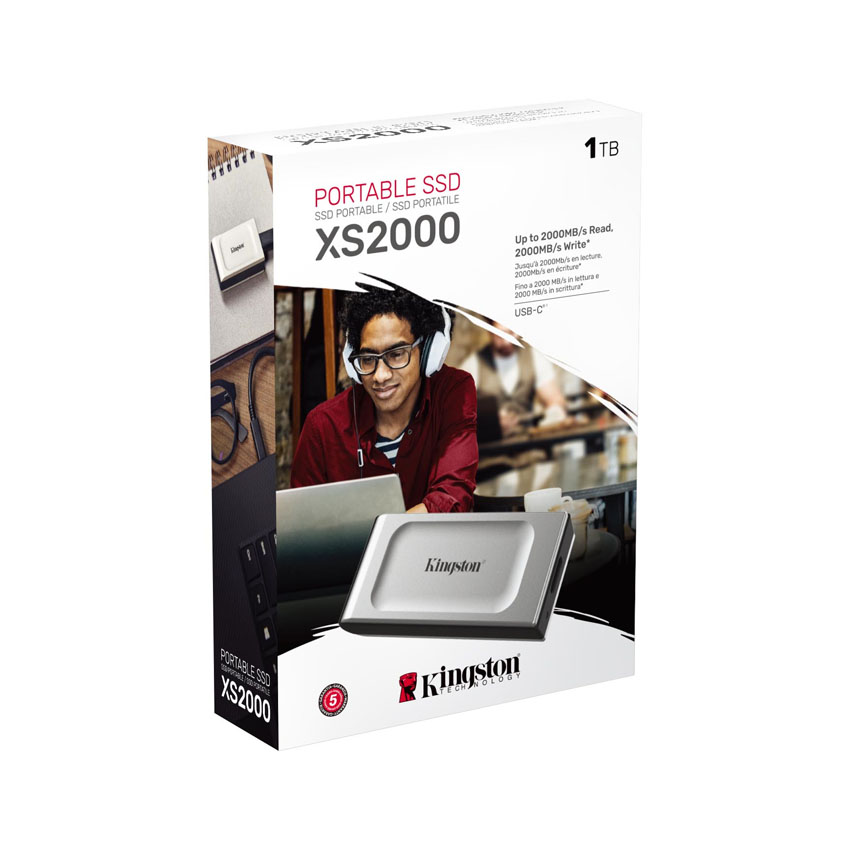 Ổ cứng di động Kingston SSD 4000GB USB 3.2 Gen 2x2 SXS2000/4000G