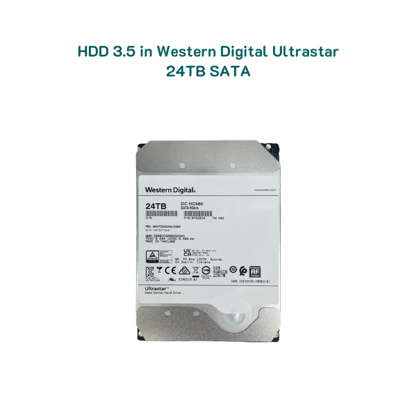 Ổ cứng HDD 3.5in WD Ultrastar DC HC580 24TB